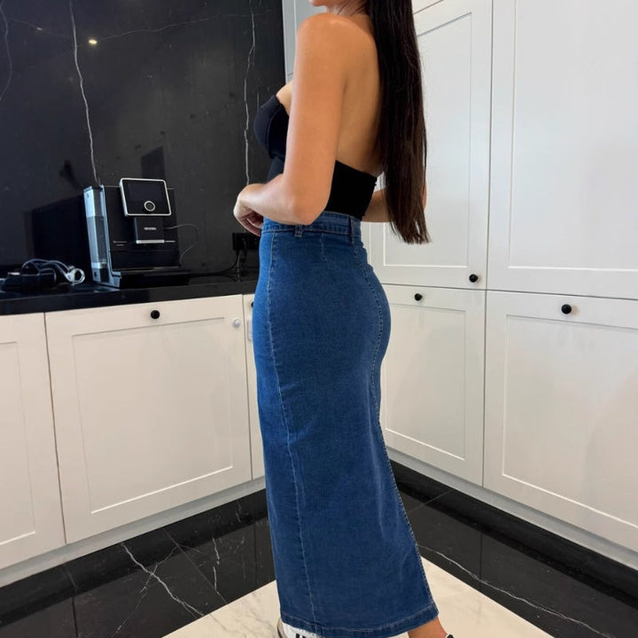 Chiara | Modischer, figurbetonter Jeansrock für Damen