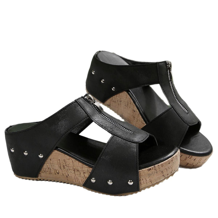 Ofelia | Orthopädische Wedge-Sandalen für Damen mit offenem Zehenbereich