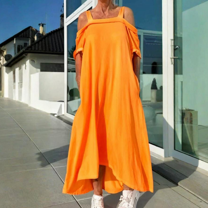 Ciara | Müheloses Fließkleid für Damen mit Leoparden-Print
