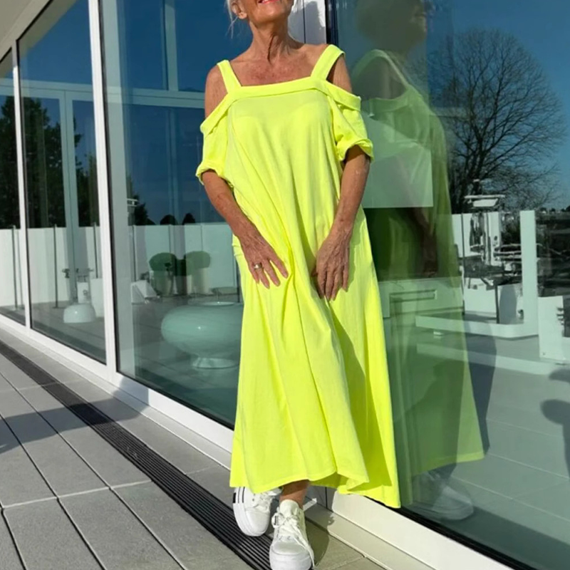 Ciara | Müheloses Fließkleid für Damen mit Leoparden-Print