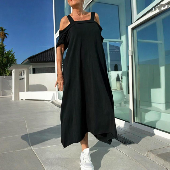 Ciara | Müheloses Fließkleid für Damen mit Leoparden-Print