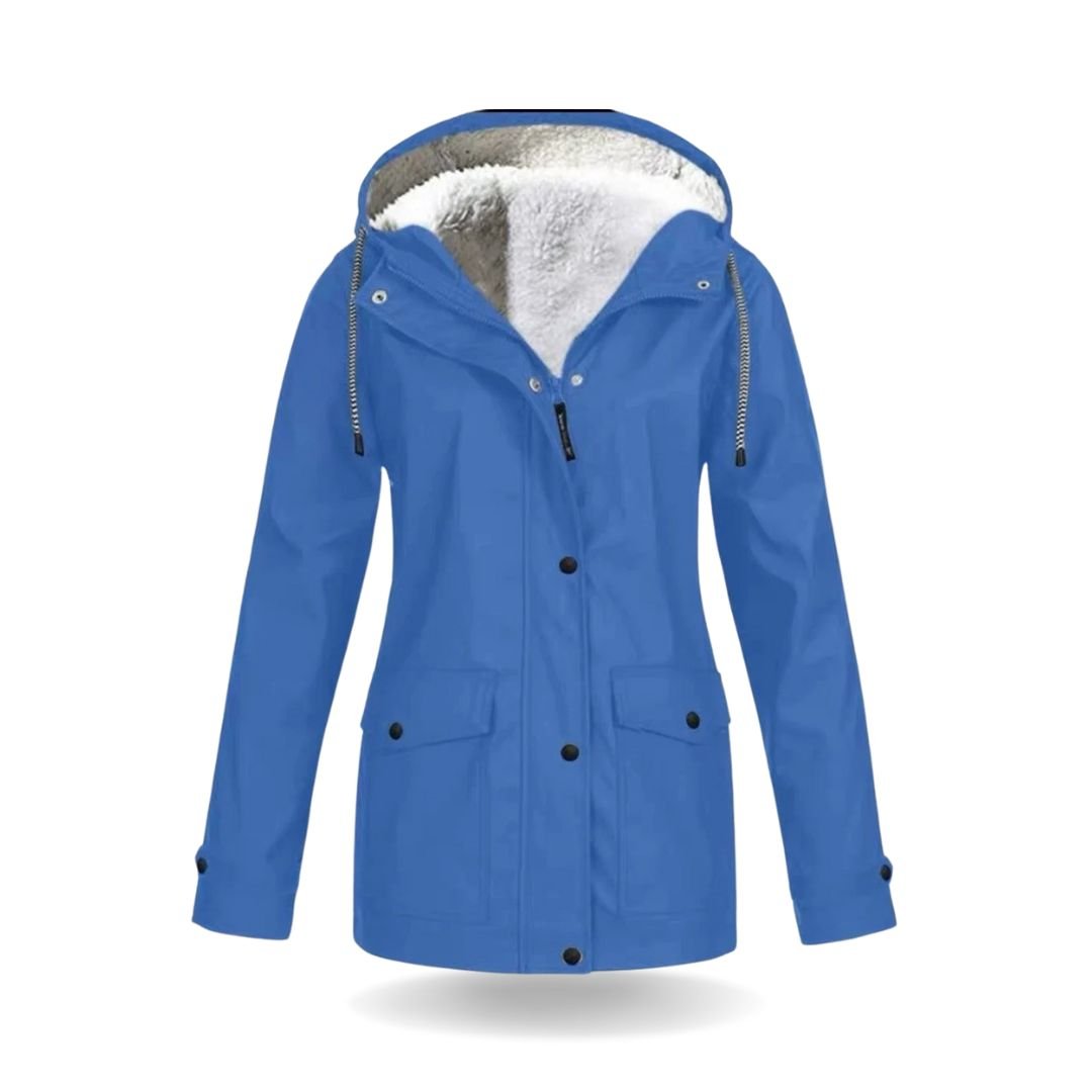 Stella | Outdoorjacke für Damen mit futter, Kapuze und langen Ärmeln