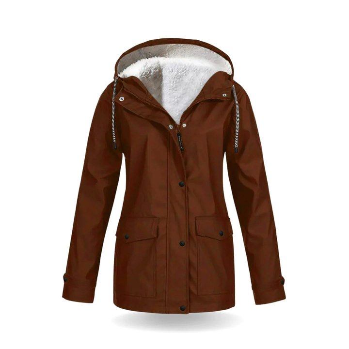 Stella | Outdoorjacke für Damen mit futter, Kapuze und langen Ärmeln