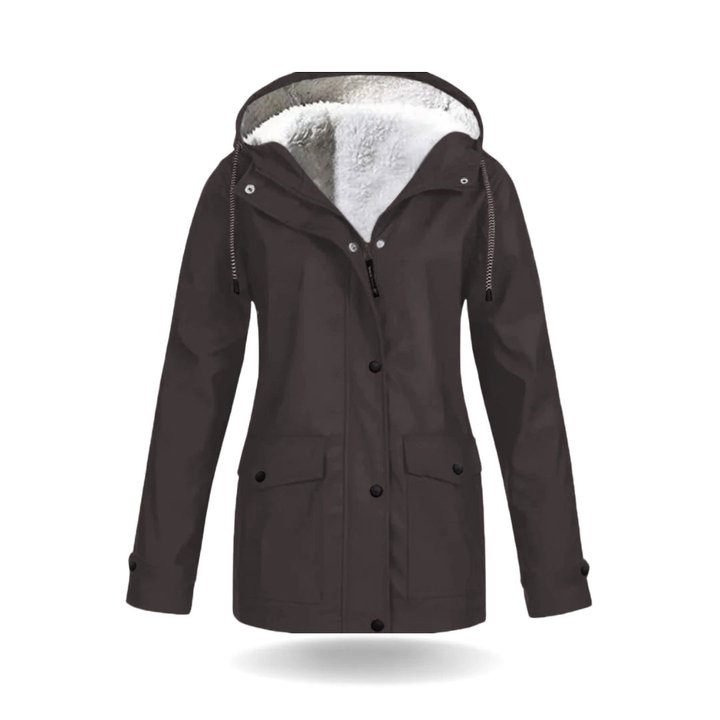 Stella | Outdoorjacke für Damen mit futter, Kapuze und langen Ärmeln