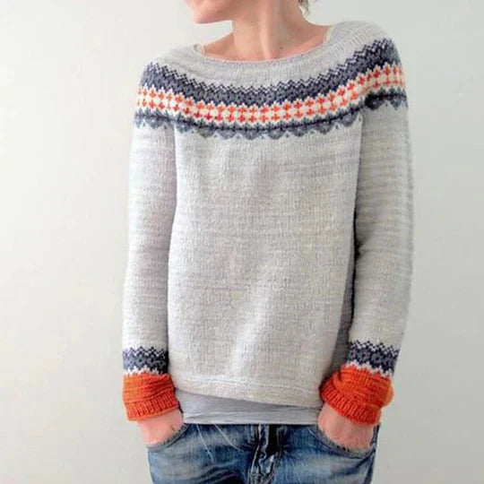 Ulrika | Sweatshirt für Damen mit Rundhalsausschnitt und langen Ärmeln