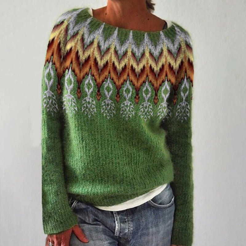 Ulrika | Sweatshirt für Damen mit Rundhalsausschnitt und langen Ärmeln