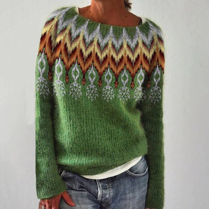 Ulrika | Sweatshirt für Damen mit Rundhalsausschnitt und langen Ärmeln