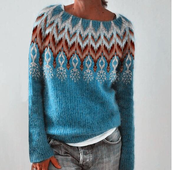Ulrika | Sweatshirt für Damen mit Rundhalsausschnitt und langen Ärmeln