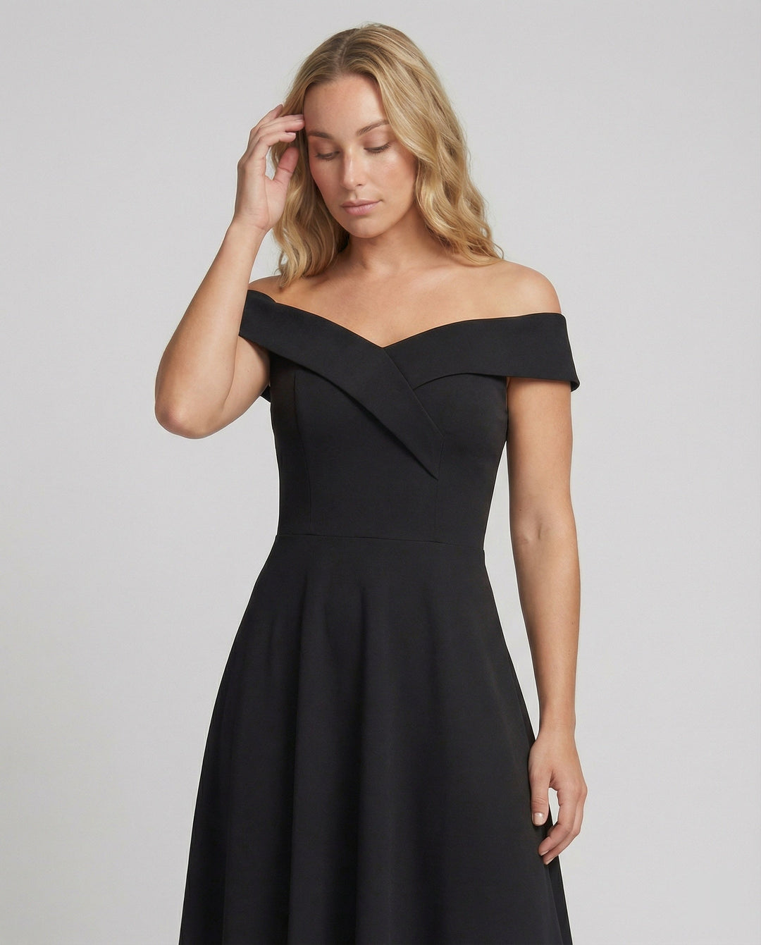 Frieda | Damen Maxikleid im Off-Shoulder-Stil