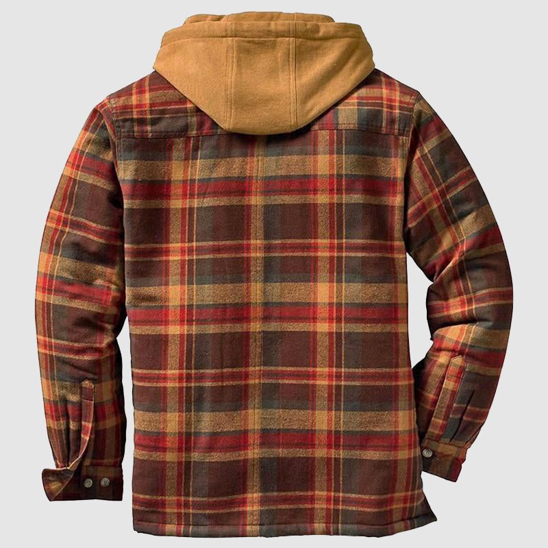 Zaylen | Holzfällerjacke mit Karomuster und langen Ärmeln