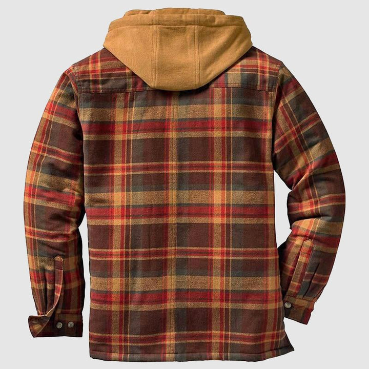 Zaylen | Holzfällerjacke mit Karomuster und langen Ärmeln