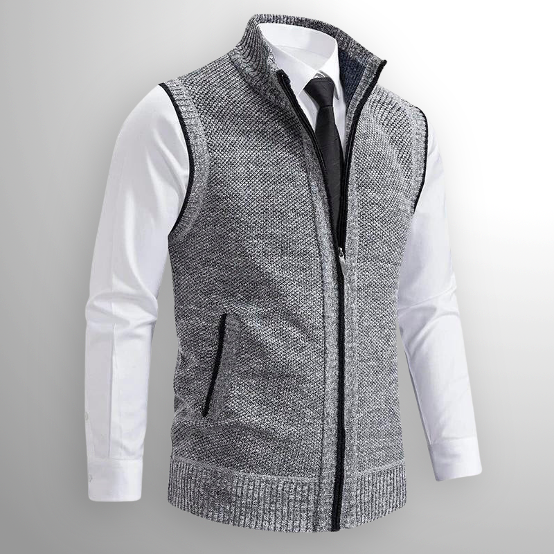 Harrison | Pullover-Weste für Herren mit Reißverschluss