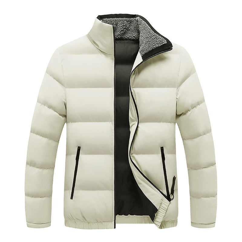 Premium Gepolsterte Winterjacke für Herren mit Rundhalsausschnitt