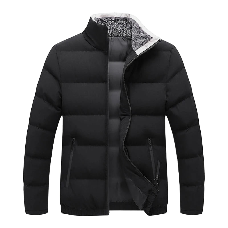 Premium Gepolsterte Winterjacke für Herren mit Rundhalsausschnitt