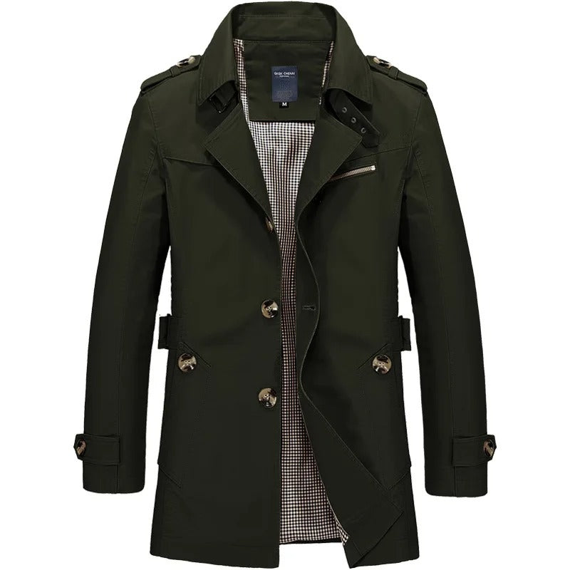 Stylische Herrenjacke mit langen Ärmeln