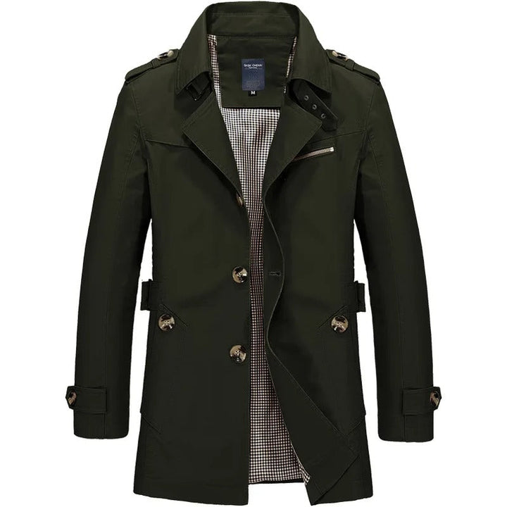 Stylische Herrenjacke mit langen Ärmeln