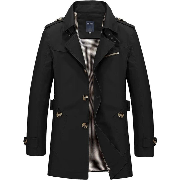 Stylische Herrenjacke mit langen Ärmeln