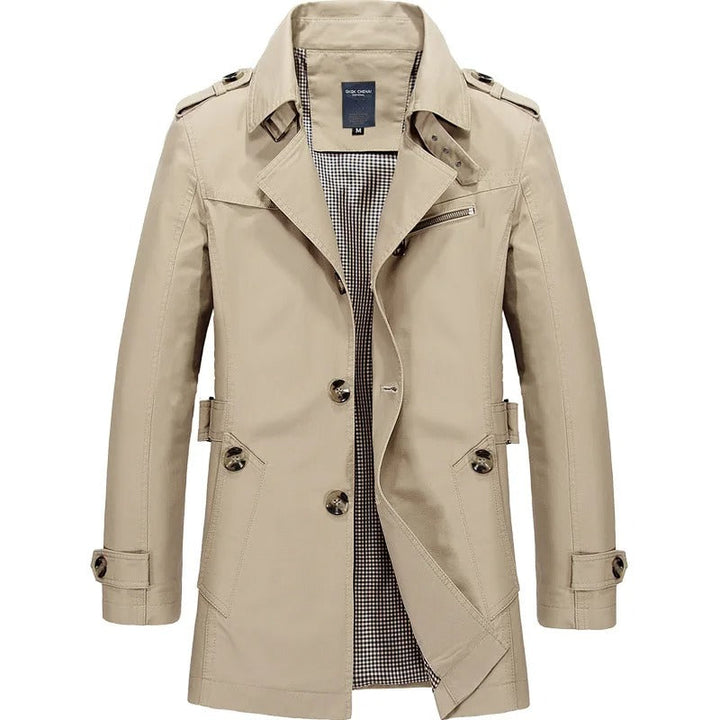 Stylische Herrenjacke mit langen Ärmeln