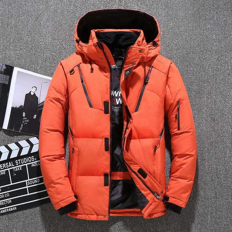 Wind- und wasserdichte Jacke mit langen Ärmeln