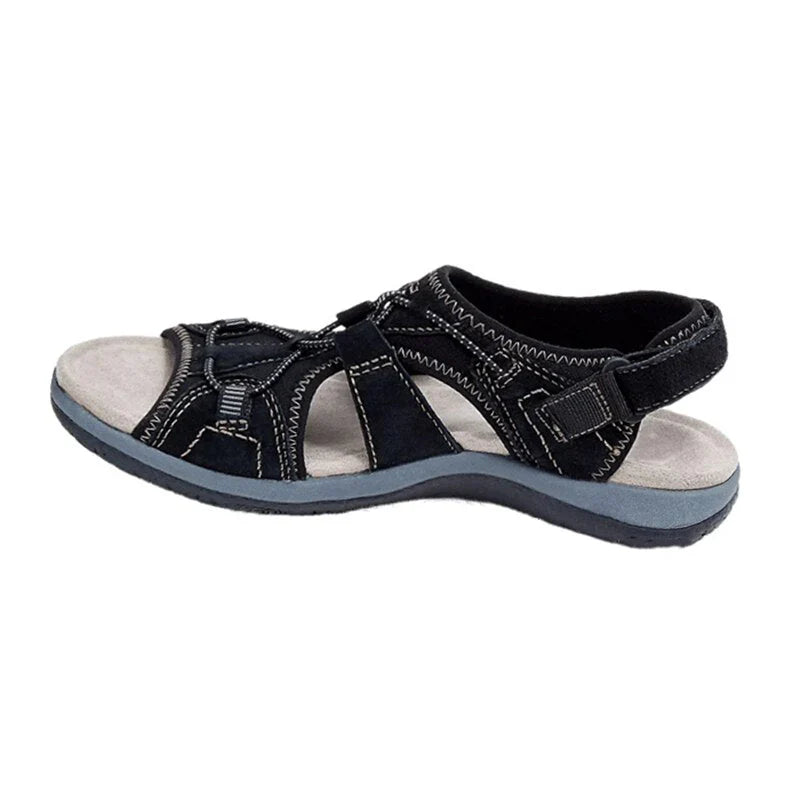 Ultimative Komfort Orthopädische Sandalen für Damen mit niedrigem Absatz