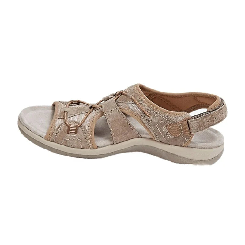 Ultimative Komfort Orthopädische Sandalen für Damen mit niedrigem Absatz