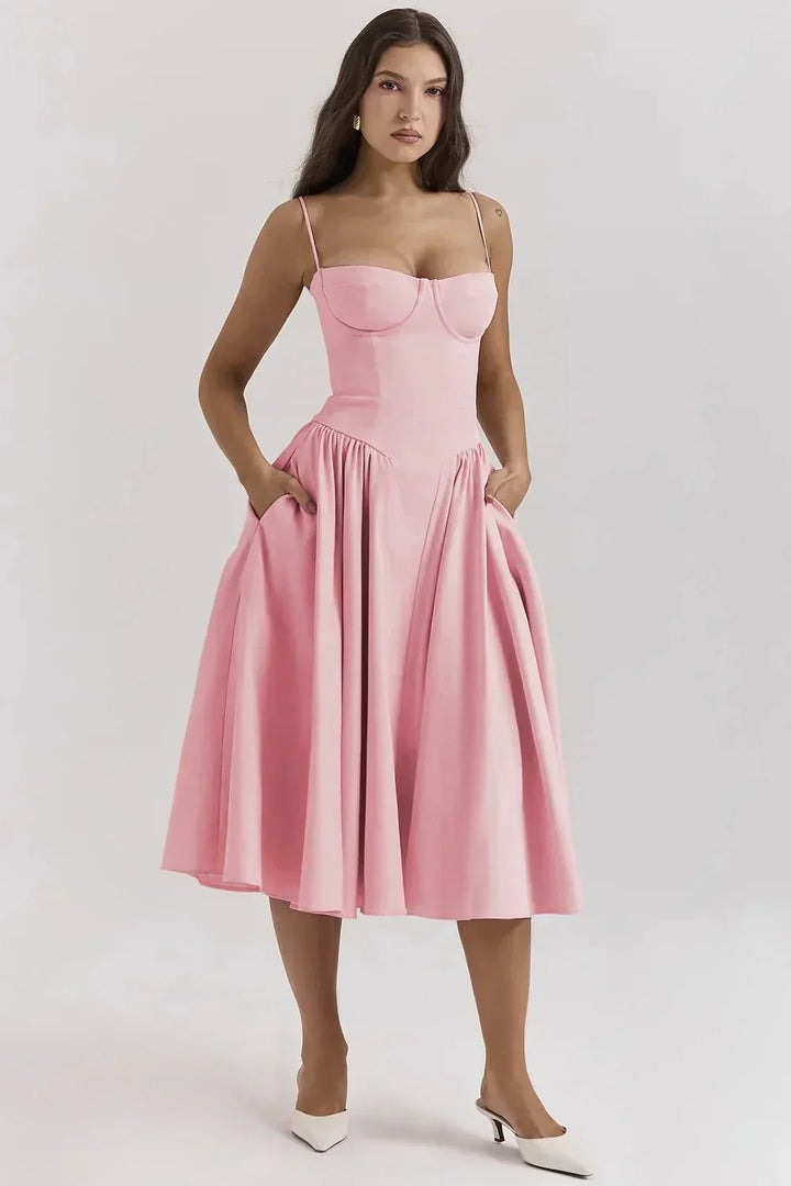 Phoebe | Vintage Cross-Border Modisches Tank Langkleid für Damen