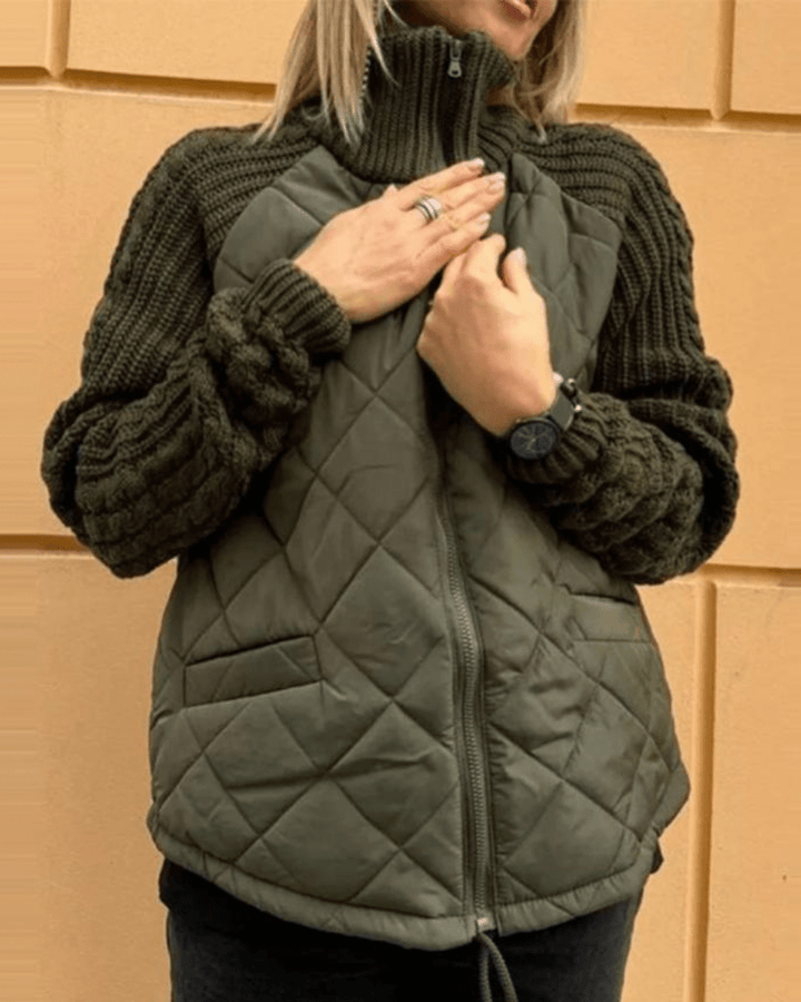 Mila | Damen-Strickjacke mit Taschen und langen Ärmeln