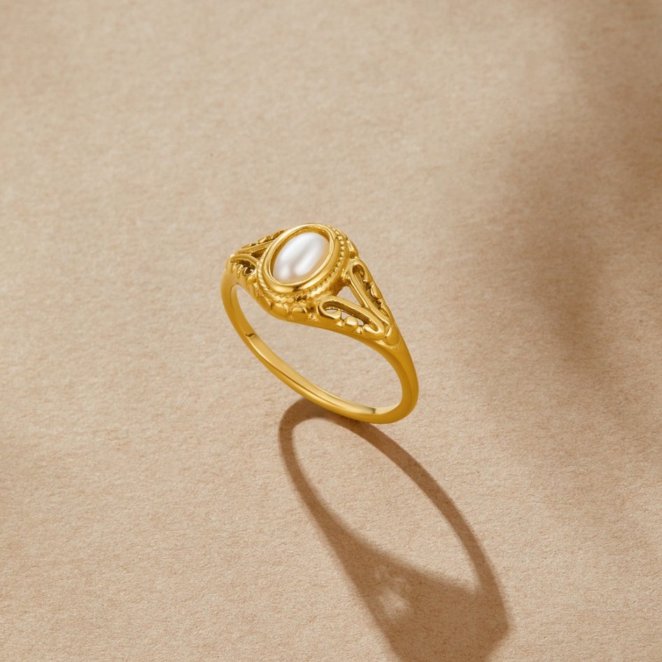 Aitana | Vintage Perlenring