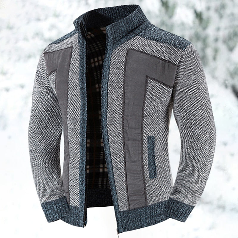 Kian | Herren Langarm-Cardigan mit Taschen