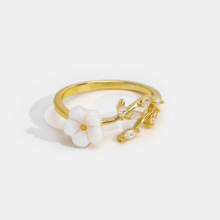 Estela | Ring für Damen mit weißen Blumen