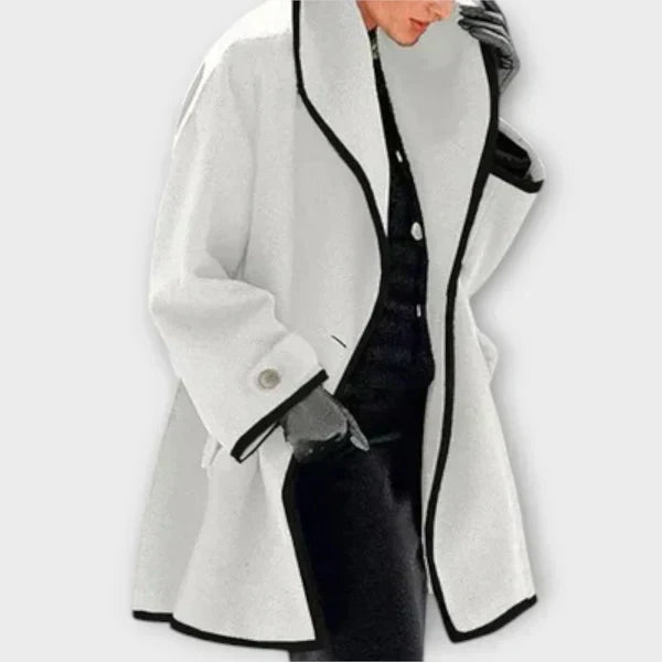 Sherry | Eleganter Trenchcoat für Damen mit langen Ärmeln und Rundhalsausschnitt