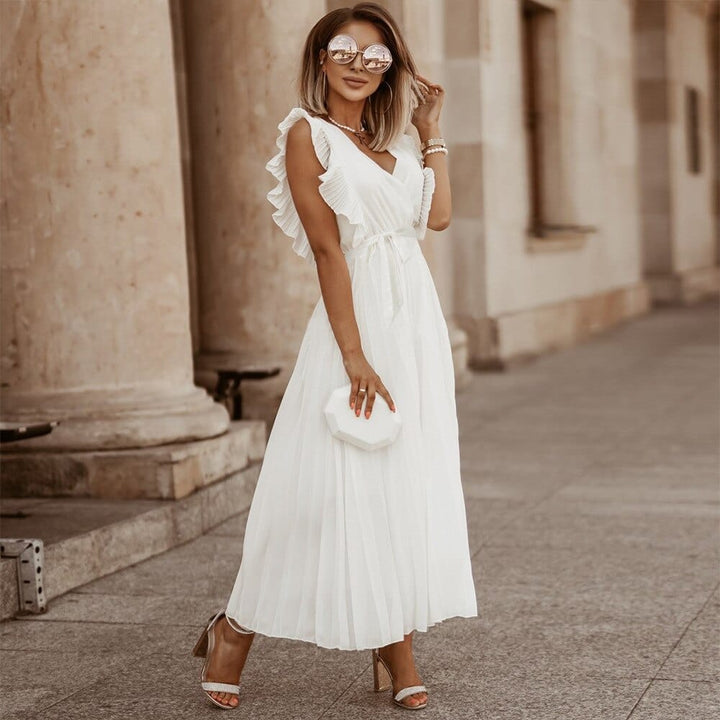 Maud | Kleid mit V-Ausschnitt