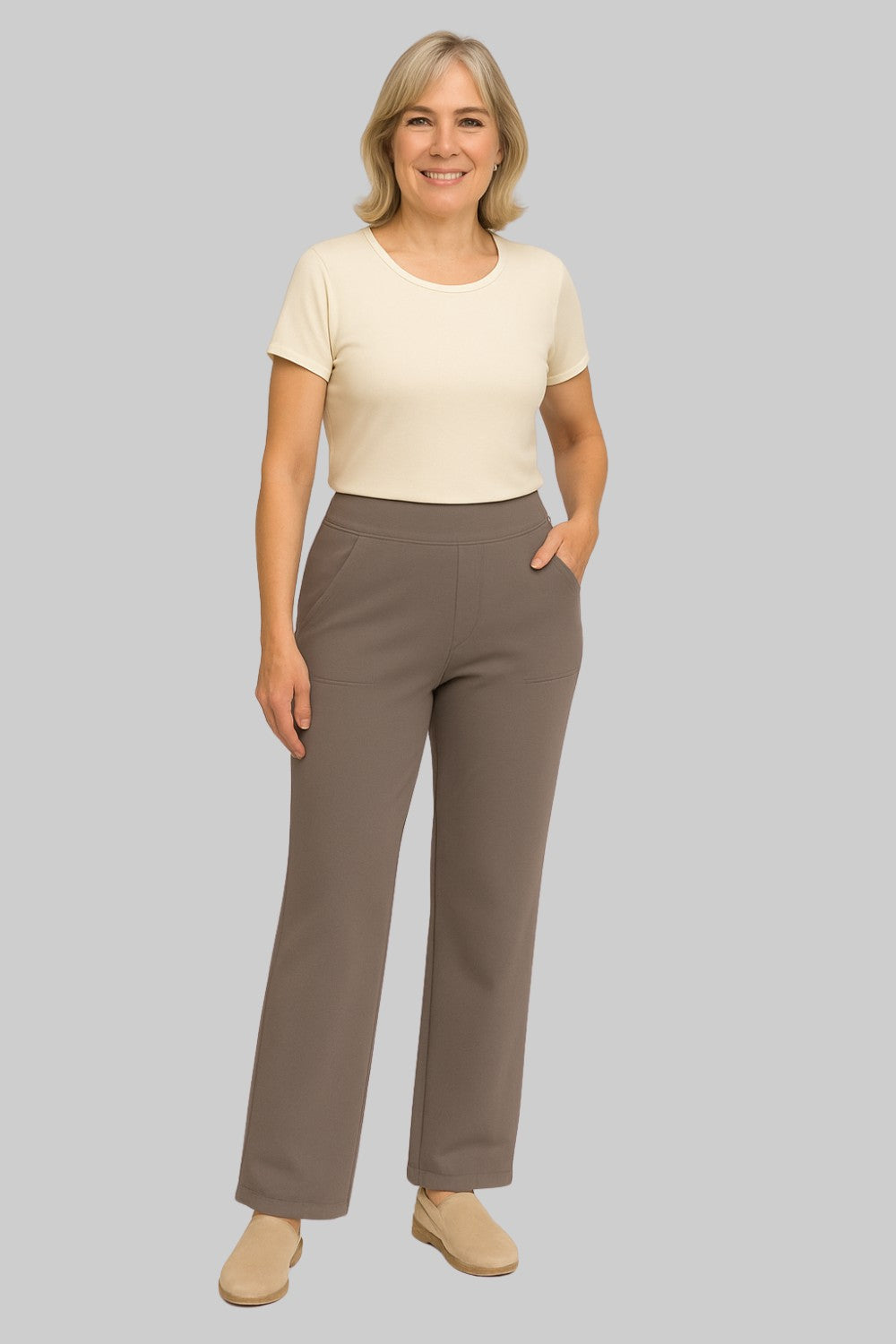 Calista | Bequeme Hosen für Damen mit geradem Bein und hohem Bund