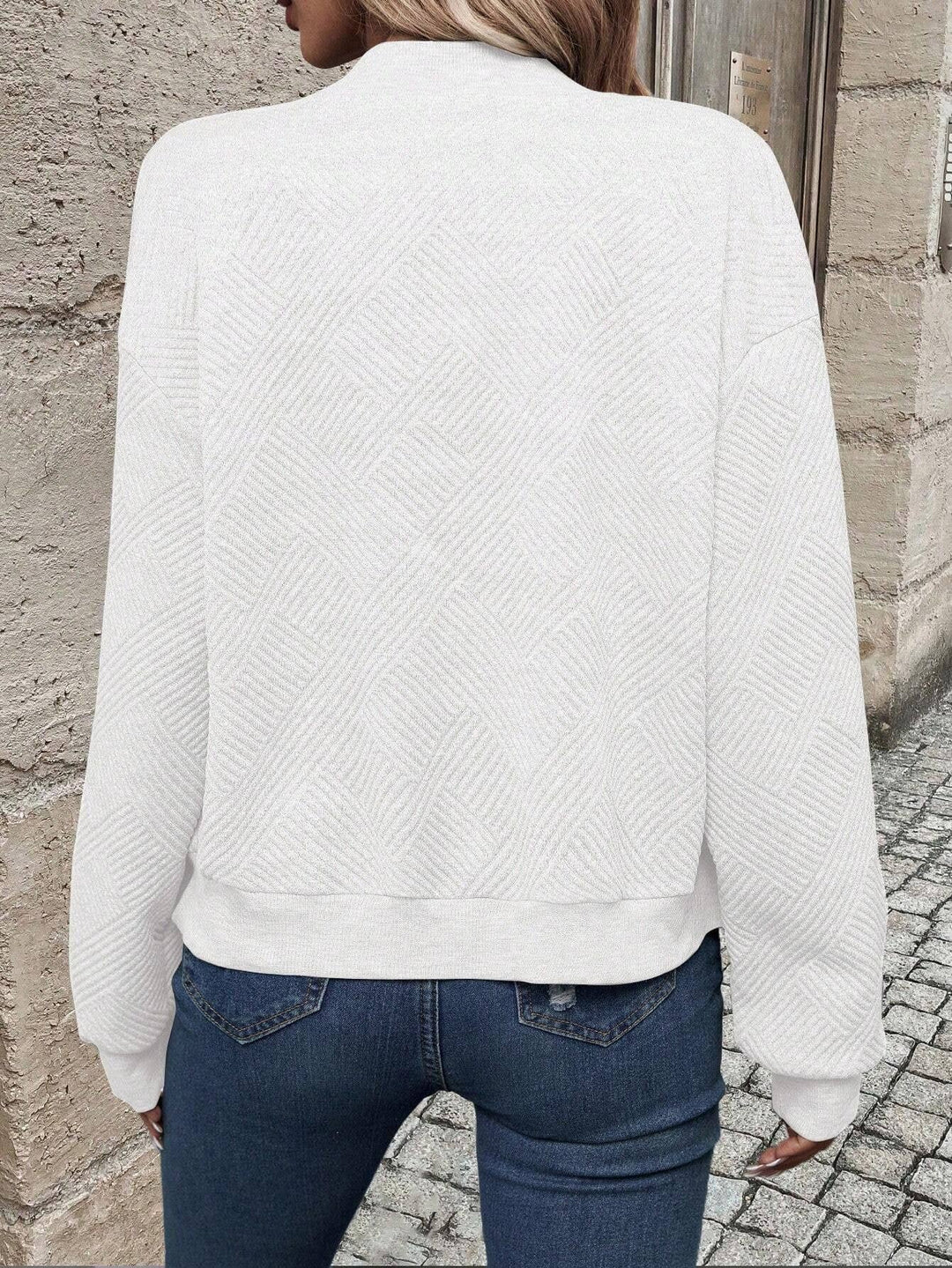 Damen Bomberjacke mit langen Ärmeln