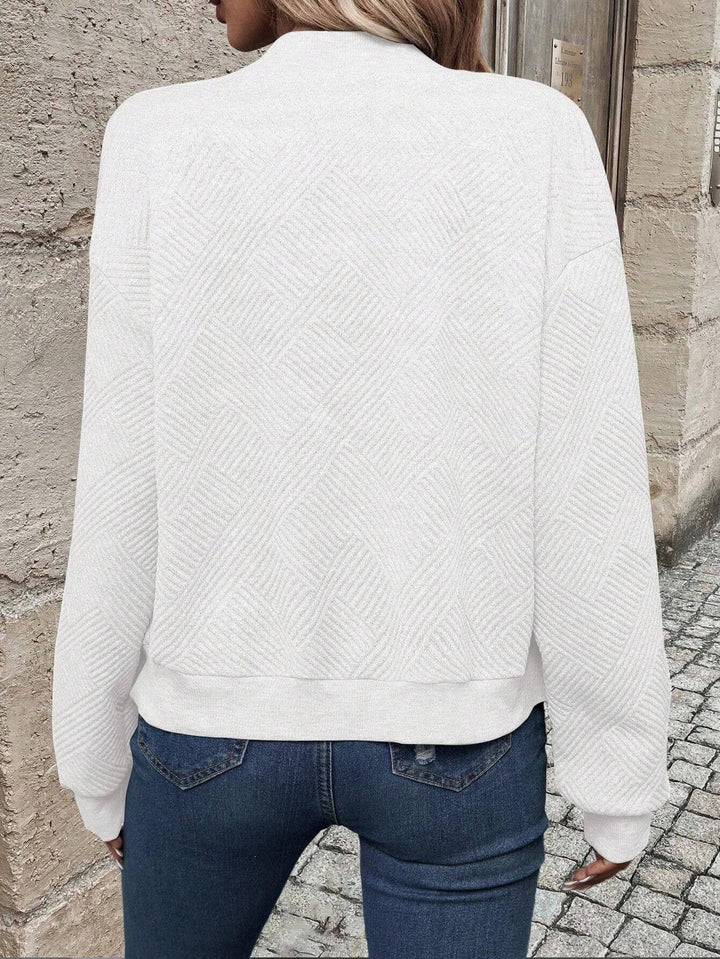 Damen Bomberjacke mit langen Ärmeln