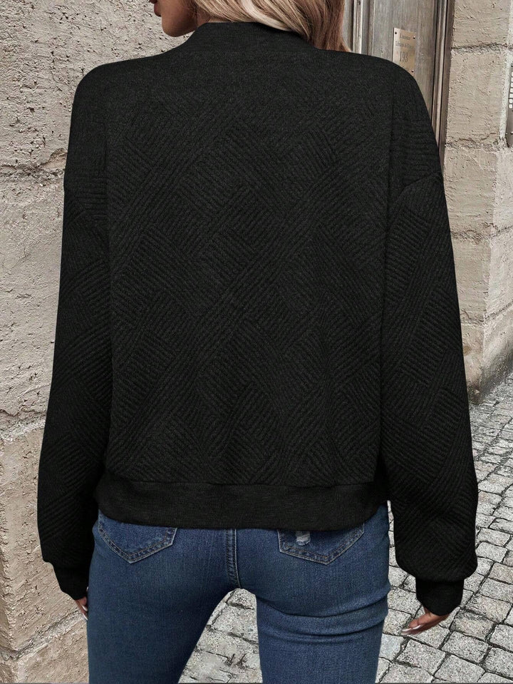 Damen Bomberjacke mit langen Ärmeln