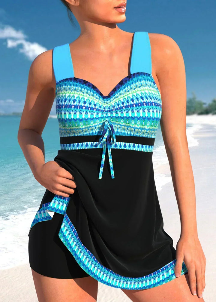 Wanda | Damen Kordelzug-Badekleid