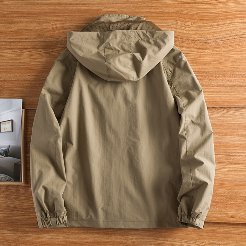 Alverston | Wasserabweisende Jacke für Herren mit Kapuze und langen Ärmeln