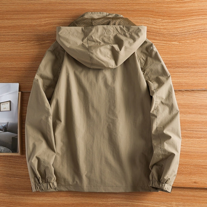 Alverston | Wasserabweisende Jacke für Herren mit Kapuze und langen Ärmeln