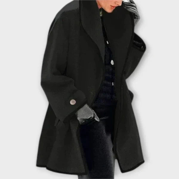 Sherry | Eleganter Trenchcoat für Damen mit langen Ärmeln und Rundhalsausschnitt
